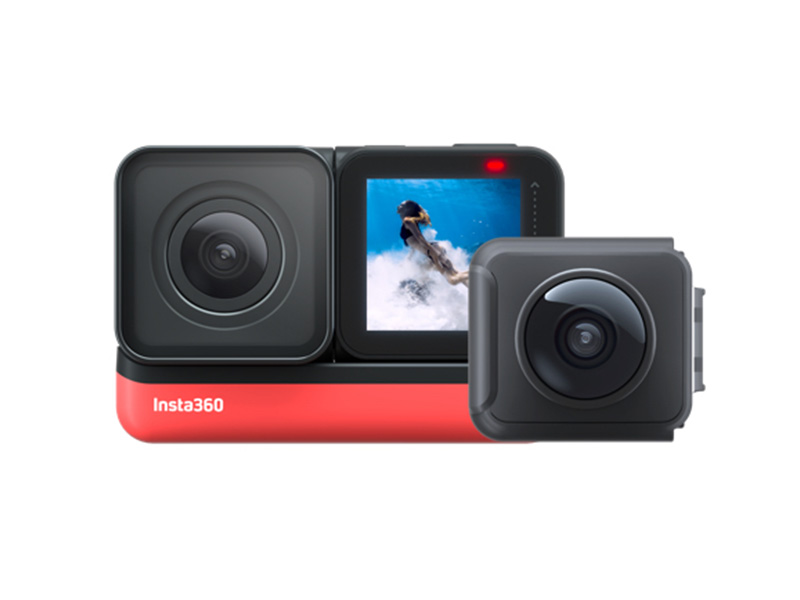Insta360 ONE R ツイン版 3in1 充電ケーブル付き アクションカメラ 360度＋4K広角モジュール